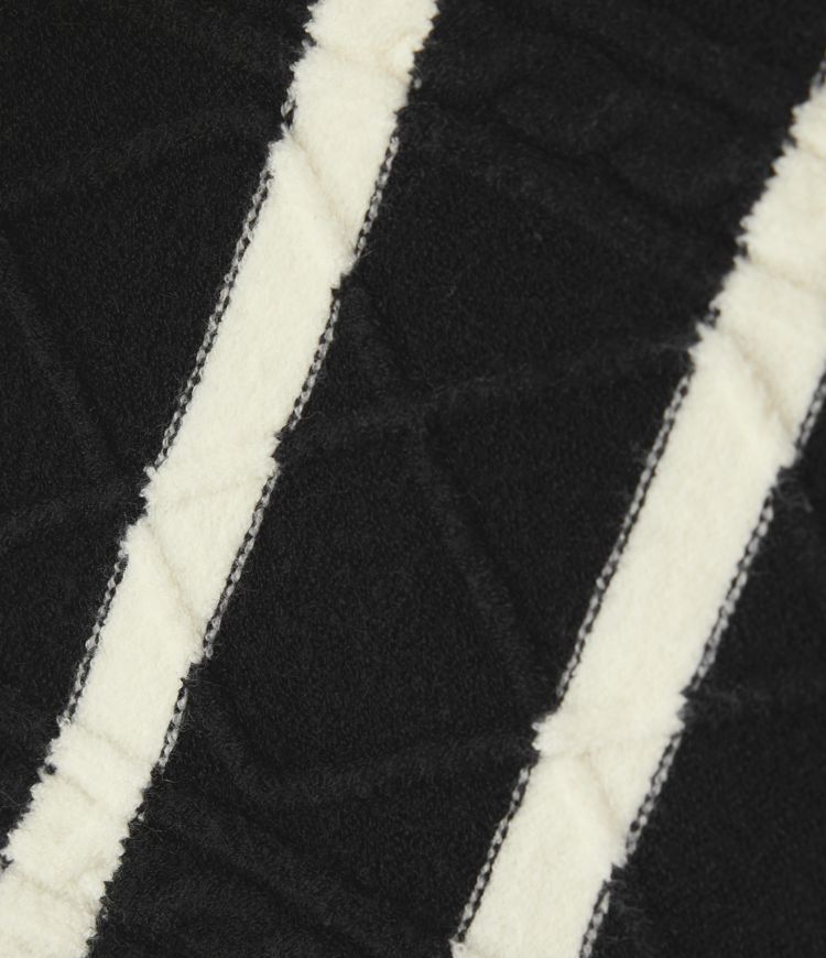 cardigan décontracté rayé à manches longues et col en v