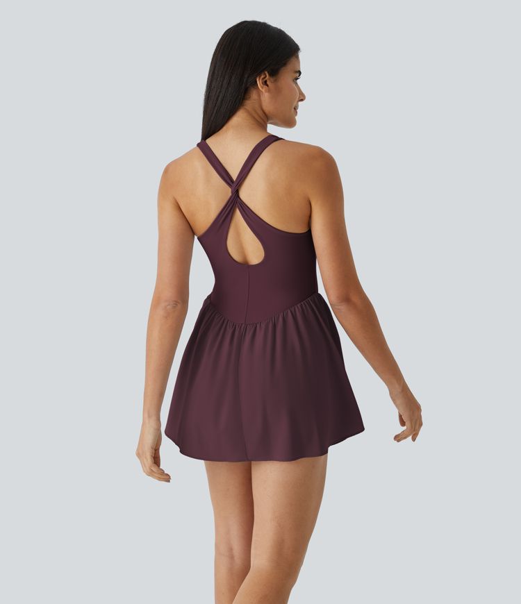 robe de pickleball active breezeful corset 2 en 1 à poche mini séchage rapide fluide bonnets ac