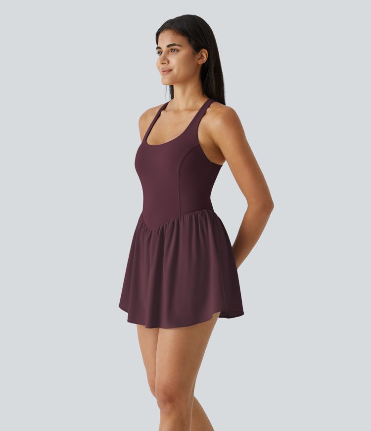 robe de pickleball active breezeful corset 2 en 1 à poche mini séchage rapide fluide bonnets ac