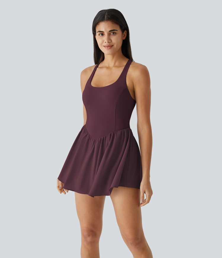 robe de pickleball active breezeful corset 2 en 1 à poche mini séchage rapide fluide bonnets ac