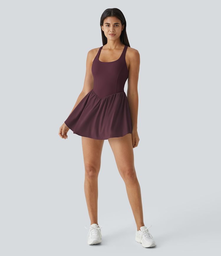 robe de pickleball active breezeful corset 2 en 1 à poche mini séchage rapide fluide bonnets ac