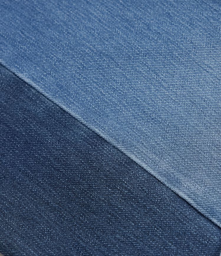 jean décontracté halara flex taille basse jambes larges color block avec poches