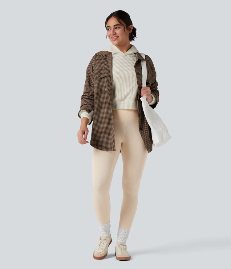 leggings chauds décontractés taille haute halara heatcore avec poches