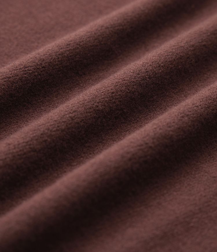 robe midi fluide de travail en maille côtelée col v manches longues et ceinture