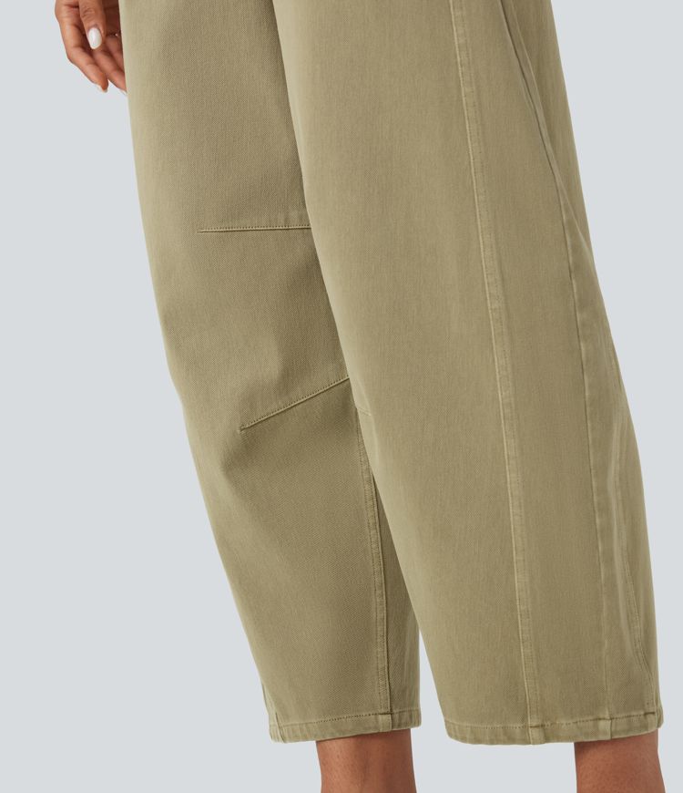 salopette décontractée en denim halara flex 78 avec poches