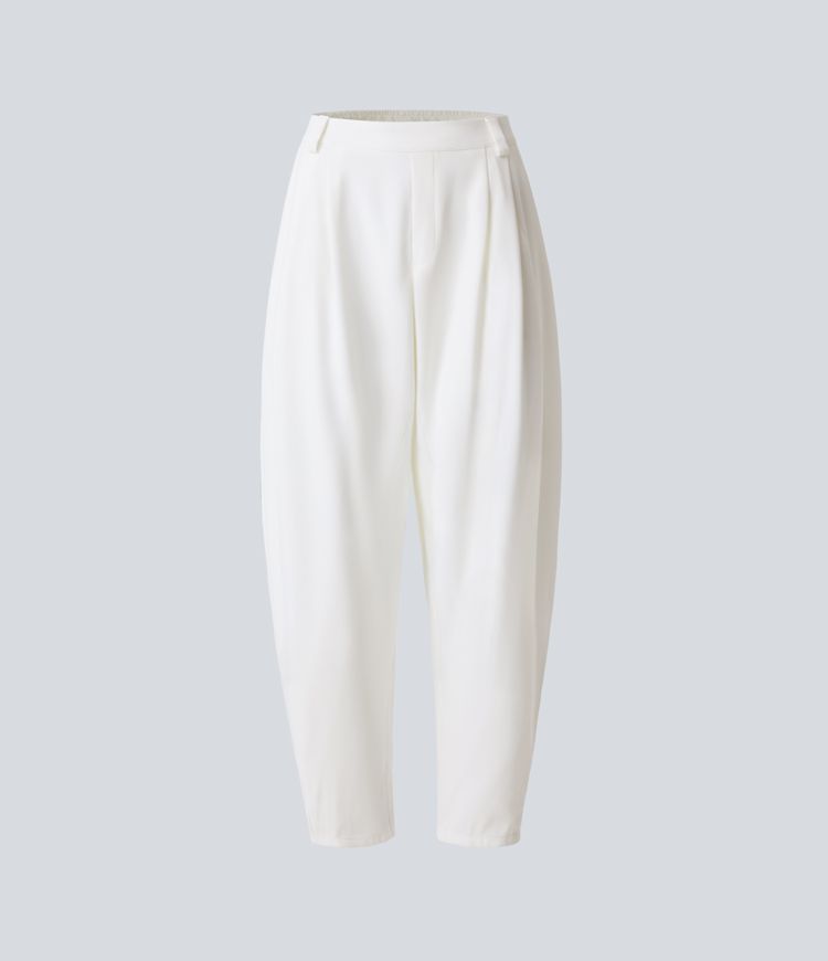 pantalon de travail halara flex taille mi-haute à poches et jambes fuselées