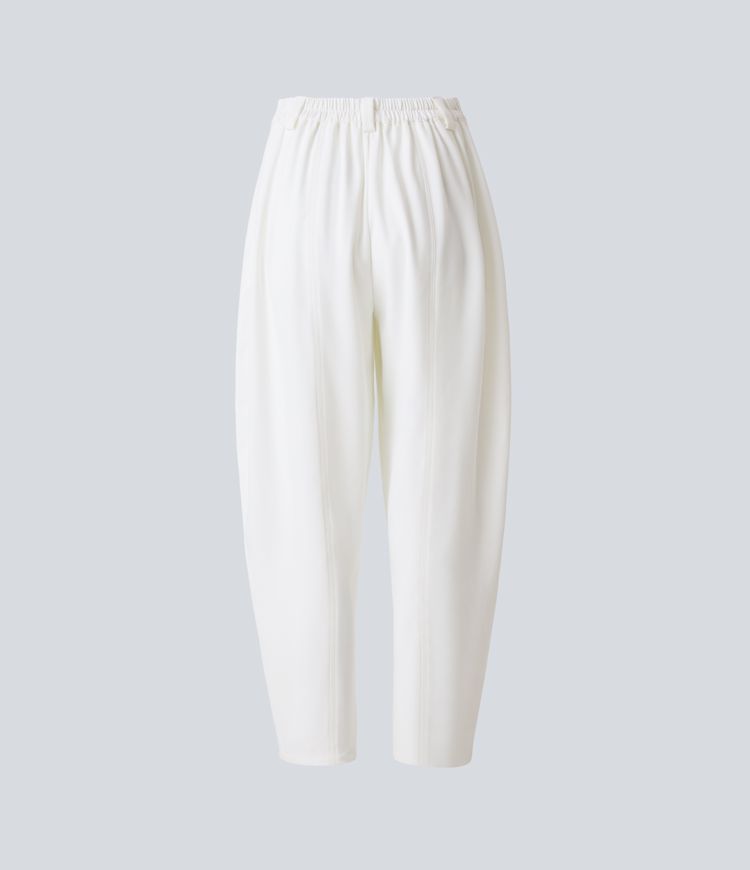 pantalon de travail halara flex taille mi-haute à poches et jambes fuselées