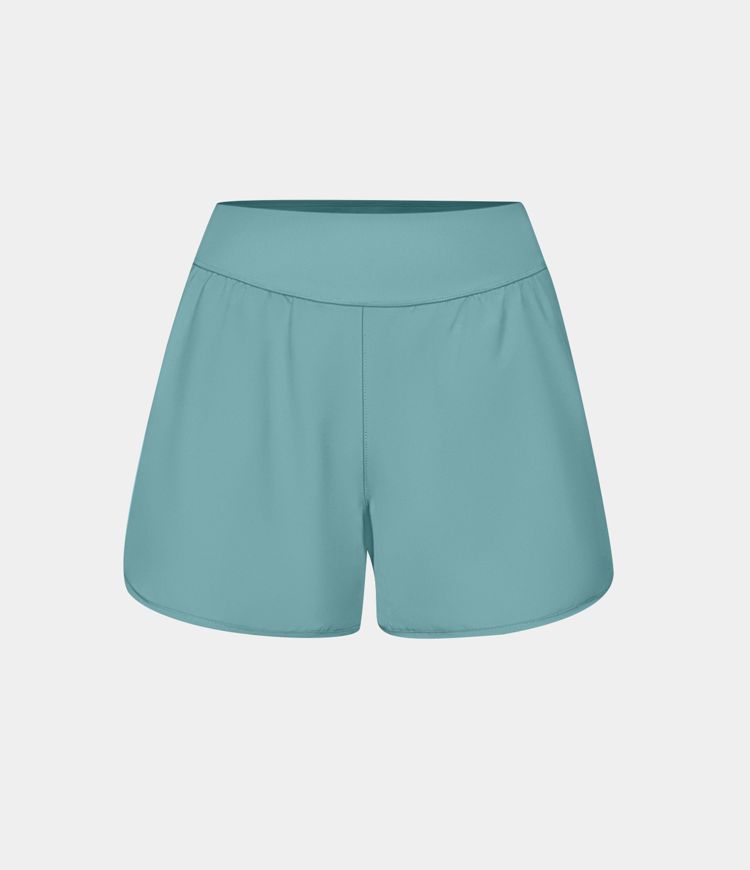 short décontracté breezeful taille haute à poche et séchage rapide 10 cm