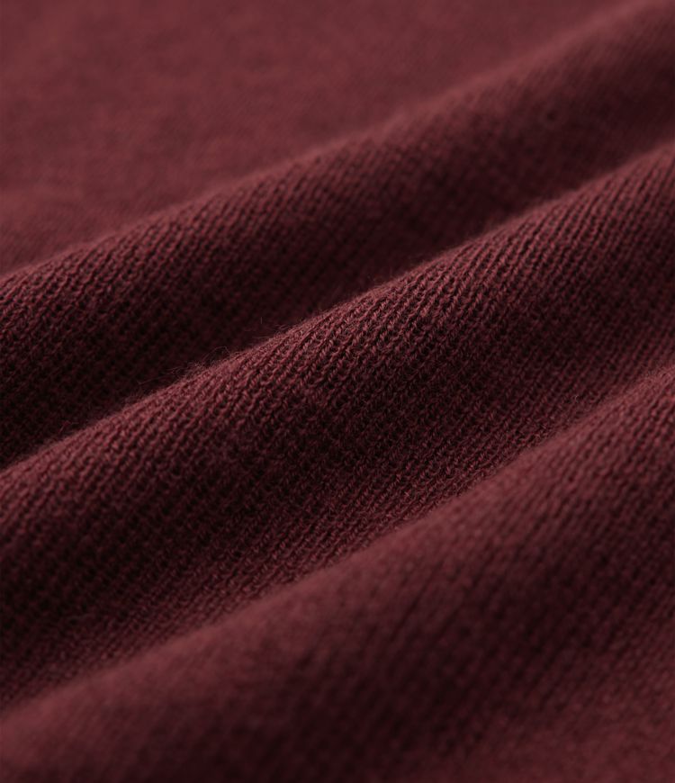 pull décontracté à col rond et manches longues en laine mélangée