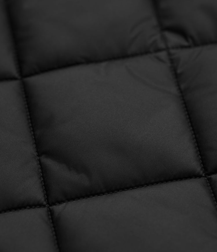 veste matelassée décontractée à manches longues réversible résistante et déperlante avec poches